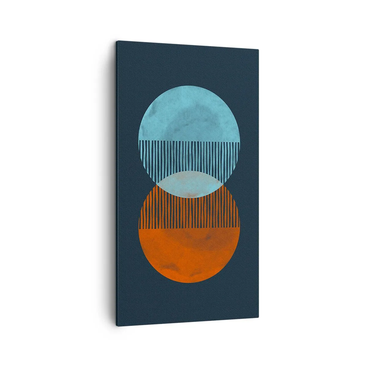 Lærredstryk - Billede på lærred - Astronomisk fantasi - 45x80 cm