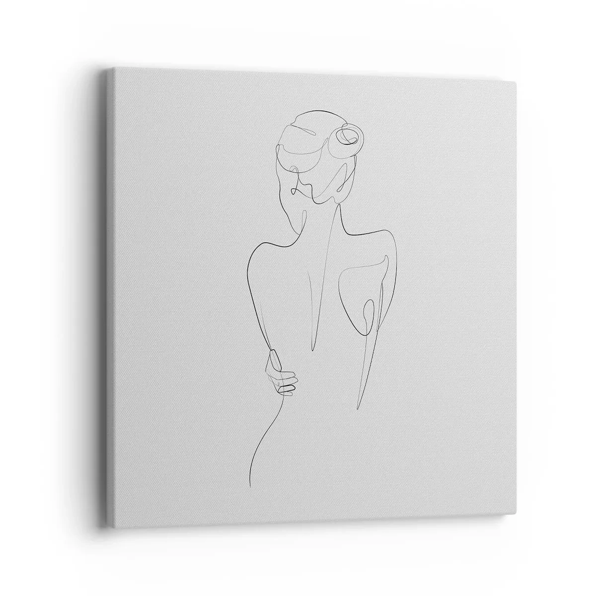 Lærredstryk - Billede på lærred - Kroppens musik - 40x40 cm