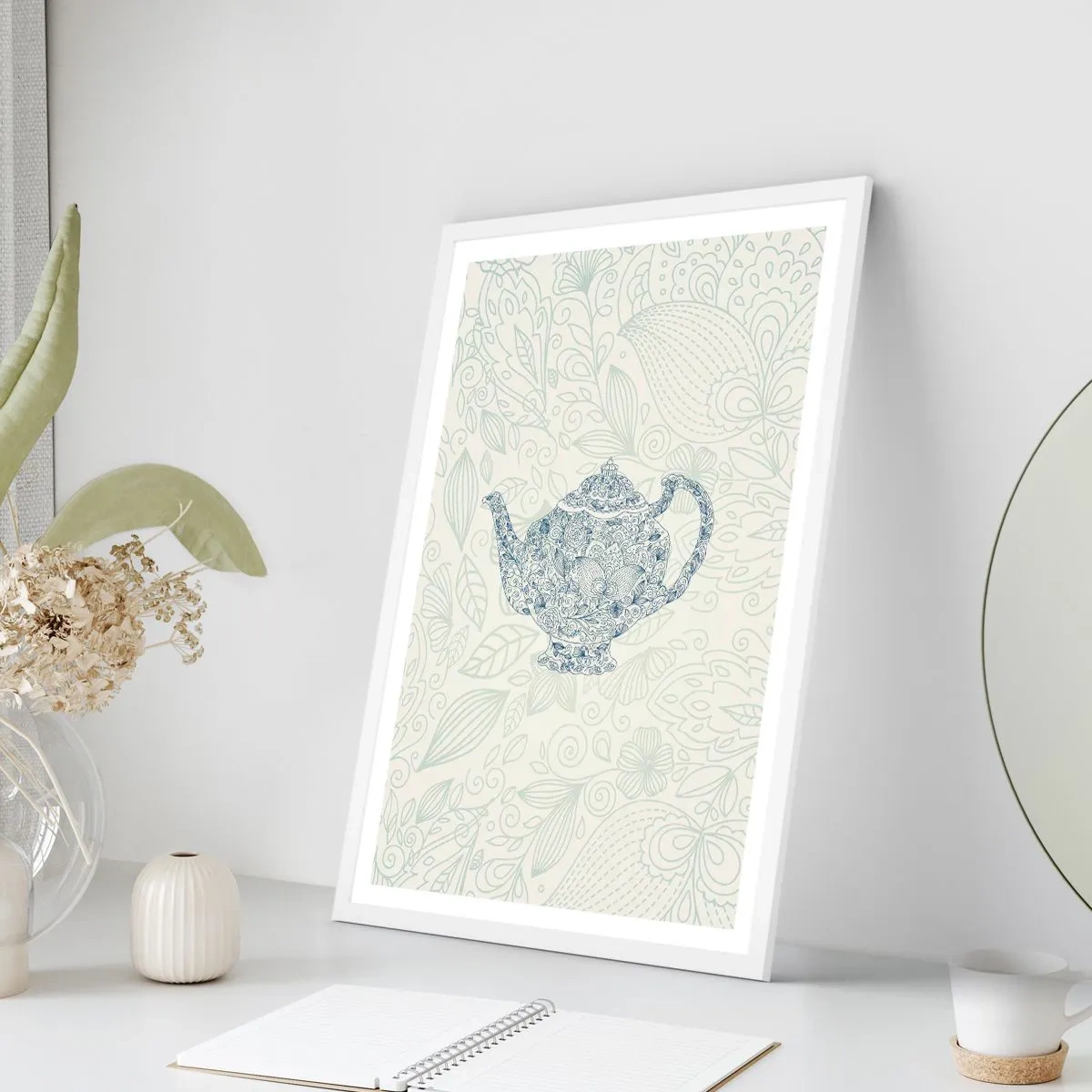 Plakat i hvid ramme - Teens charme - 30x40 cm