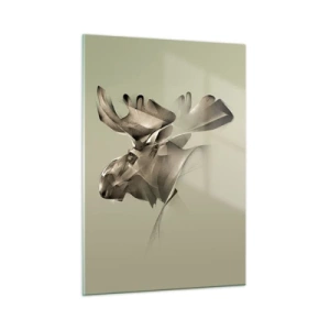 Billede på glas - Den blide kraft af ro - 50x70 cm
