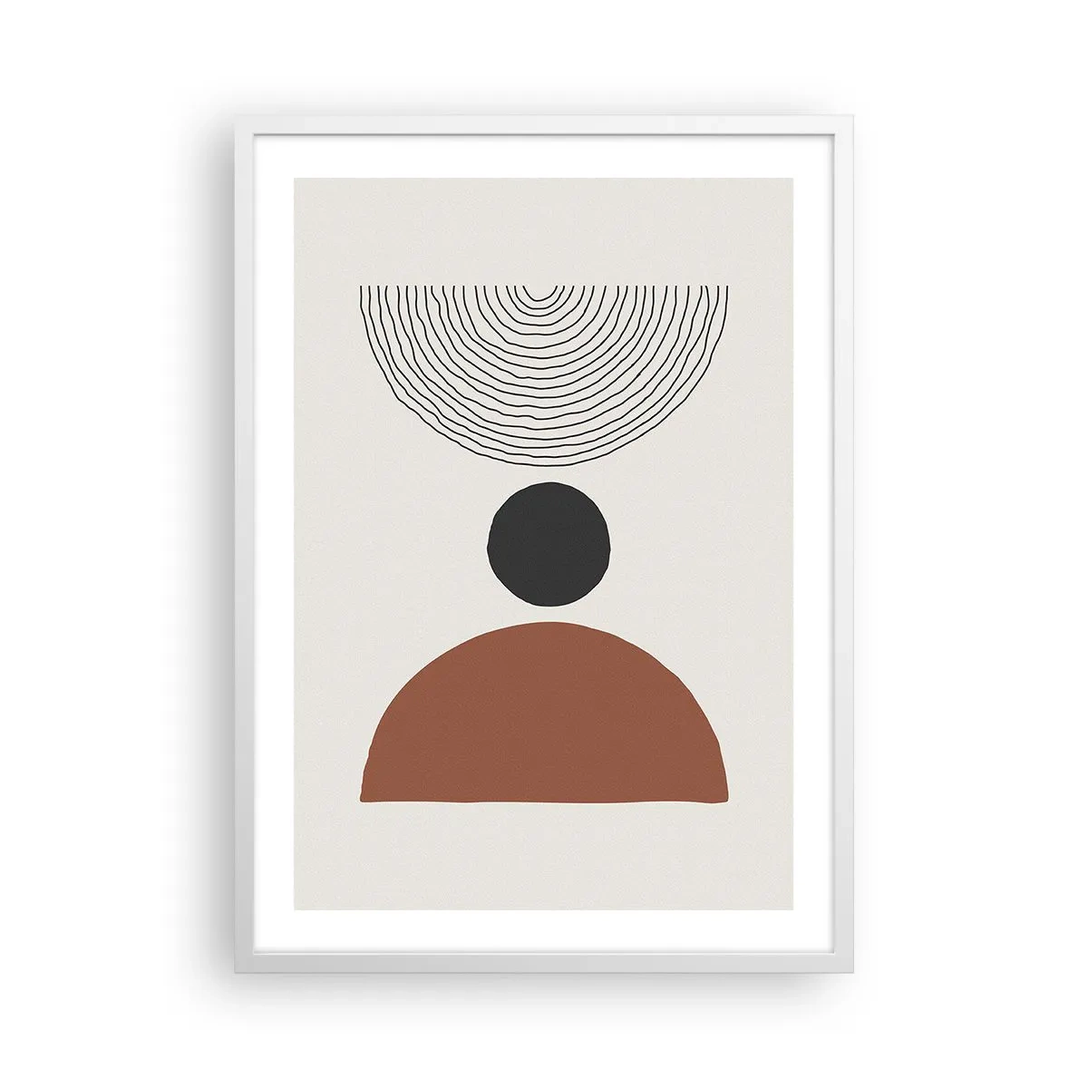 Plakat i hvid ramme - I rampelyset - 50x70 cm
