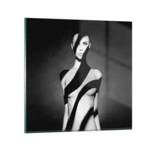 Billede på glas - I blænding og skygge - 50x50 cm