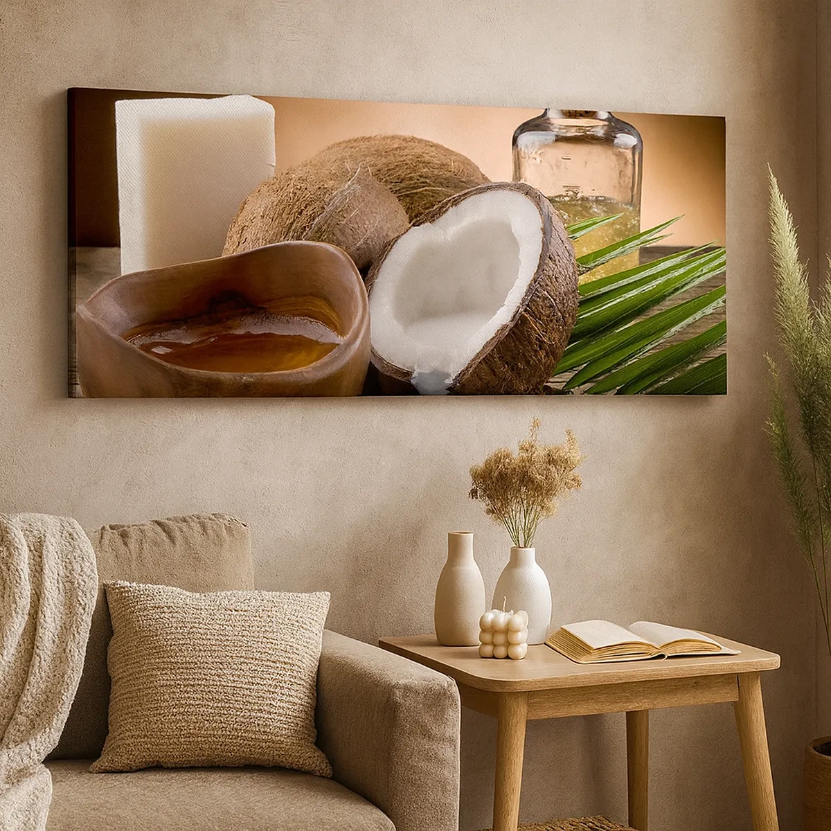 Lærredstryk - Billede på lærred - Sundhed fra de tropiske øer - 30x30 cm