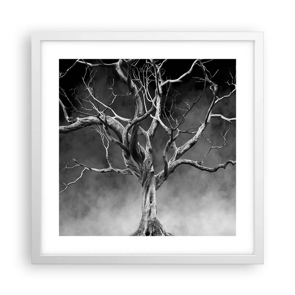Plakat i hvid ramme - Primær og hellig - 40x40 cm