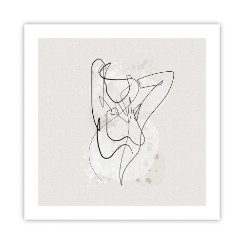 Plakat - Forførelsens kunst - 50x50 cm