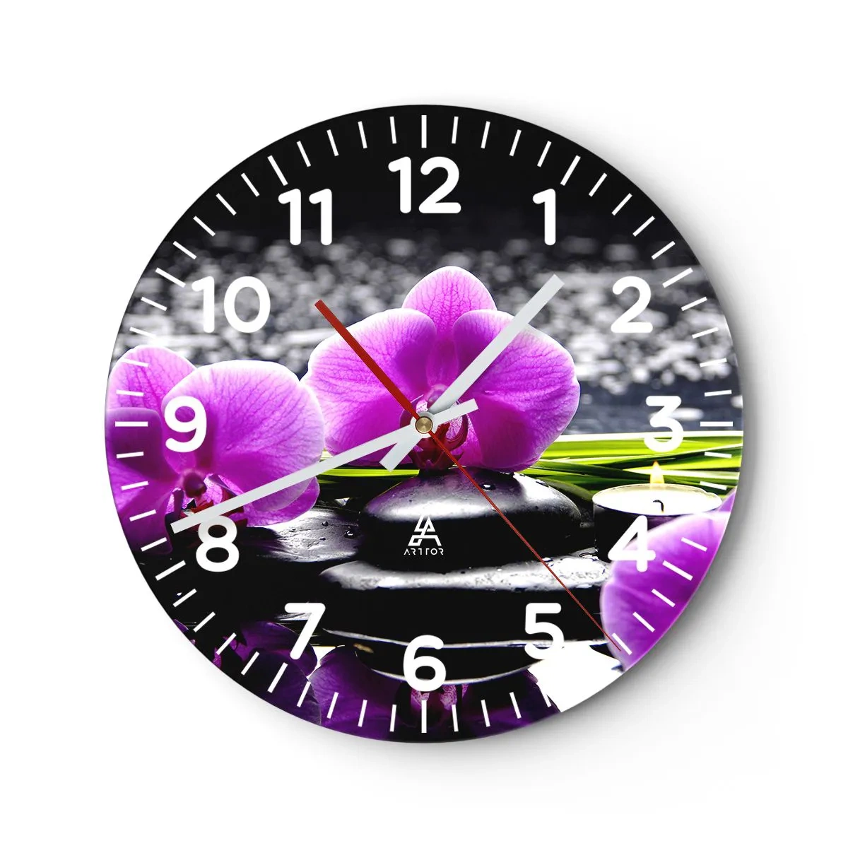 Vægur, Uret - Drukne i fred og ro - 40x40 cm