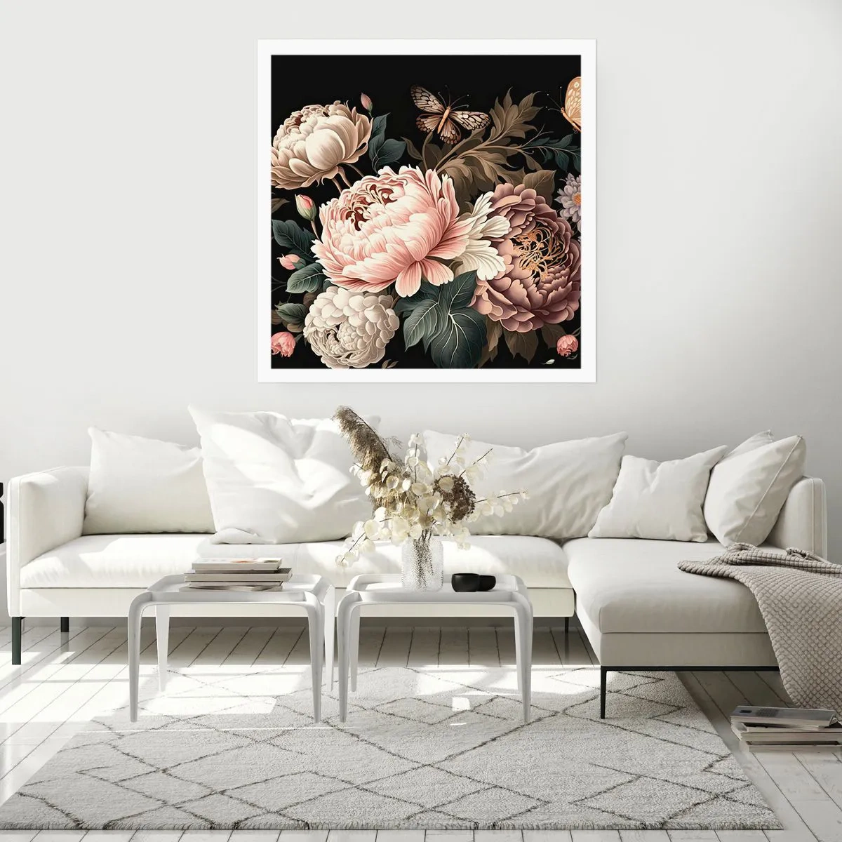 Plakat - I barok stil - 30x30 cm