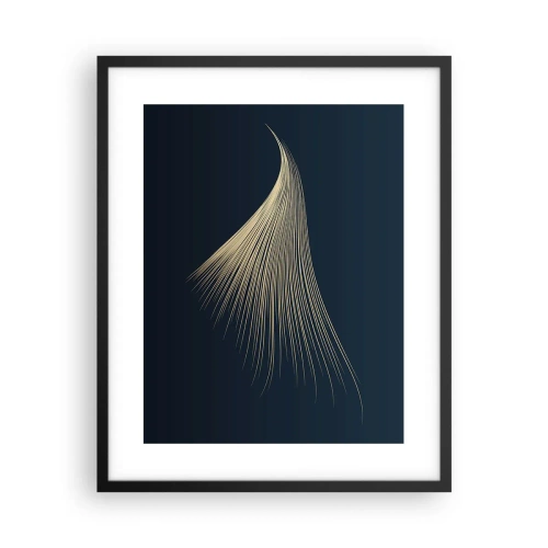 Plakat i sort ramme - Som en engels hår - 40x50 cm