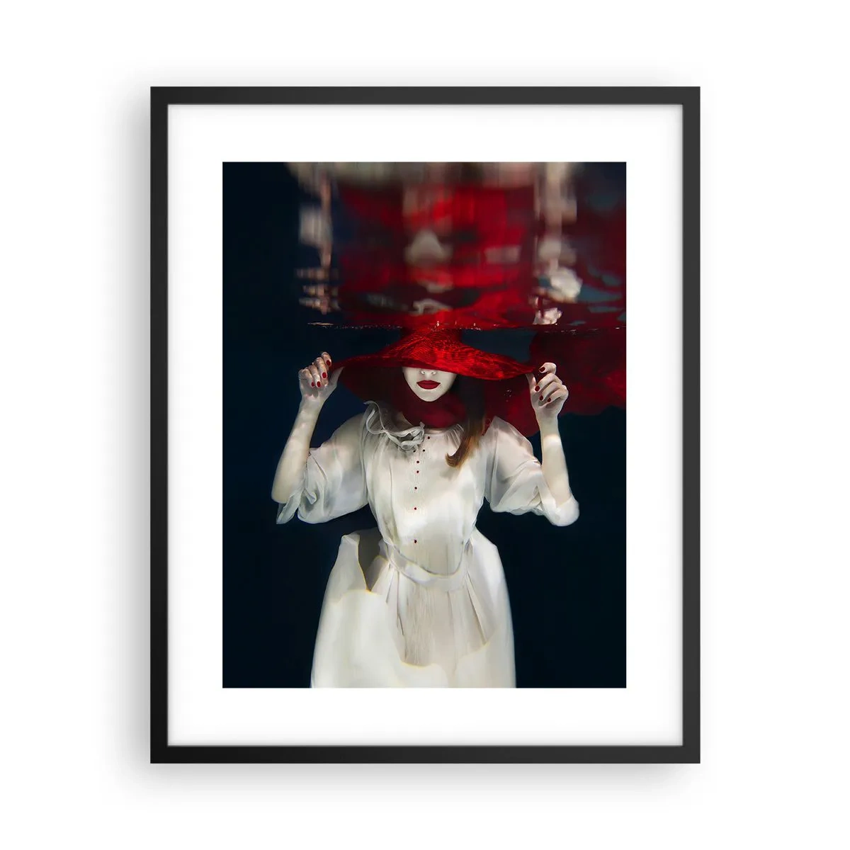 Plakat i sort ramme - Vidunderkvinden - 40x50 cm