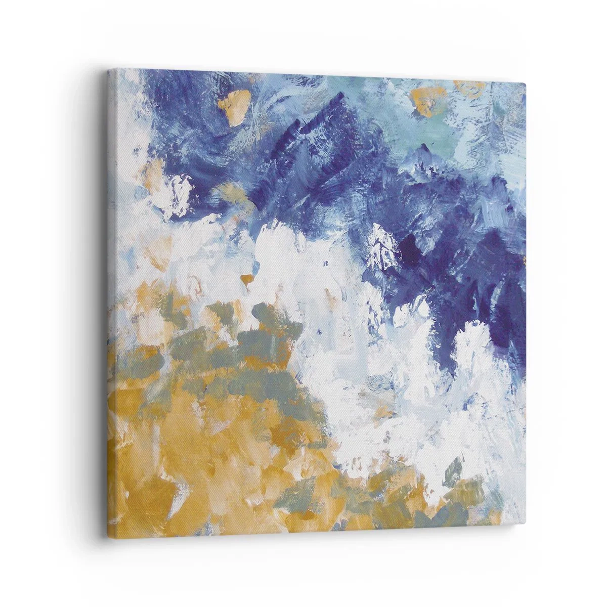 Lærredstryk - Billede på lærred - Elementernes dans - 30x30 cm