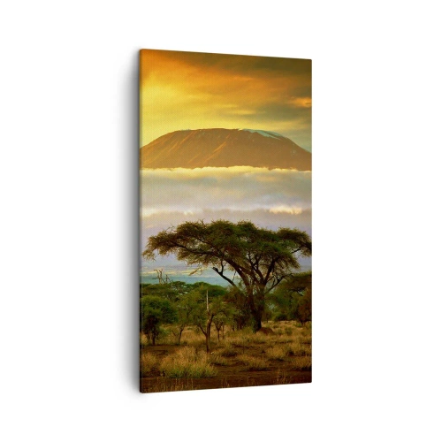 Lærredstryk - Billede på lærred - En rejsendes drøm - 45x80 cm