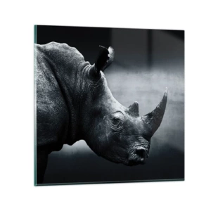 Billede på glas - Højre profil - 70x70 cm