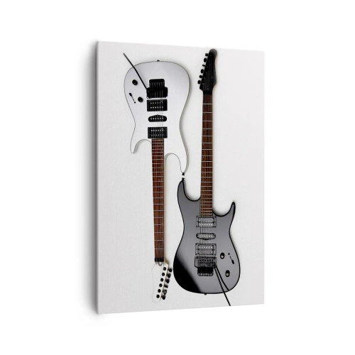 Lærredstryk - Billede på lærred - Harmoni af former - 70x100 cm