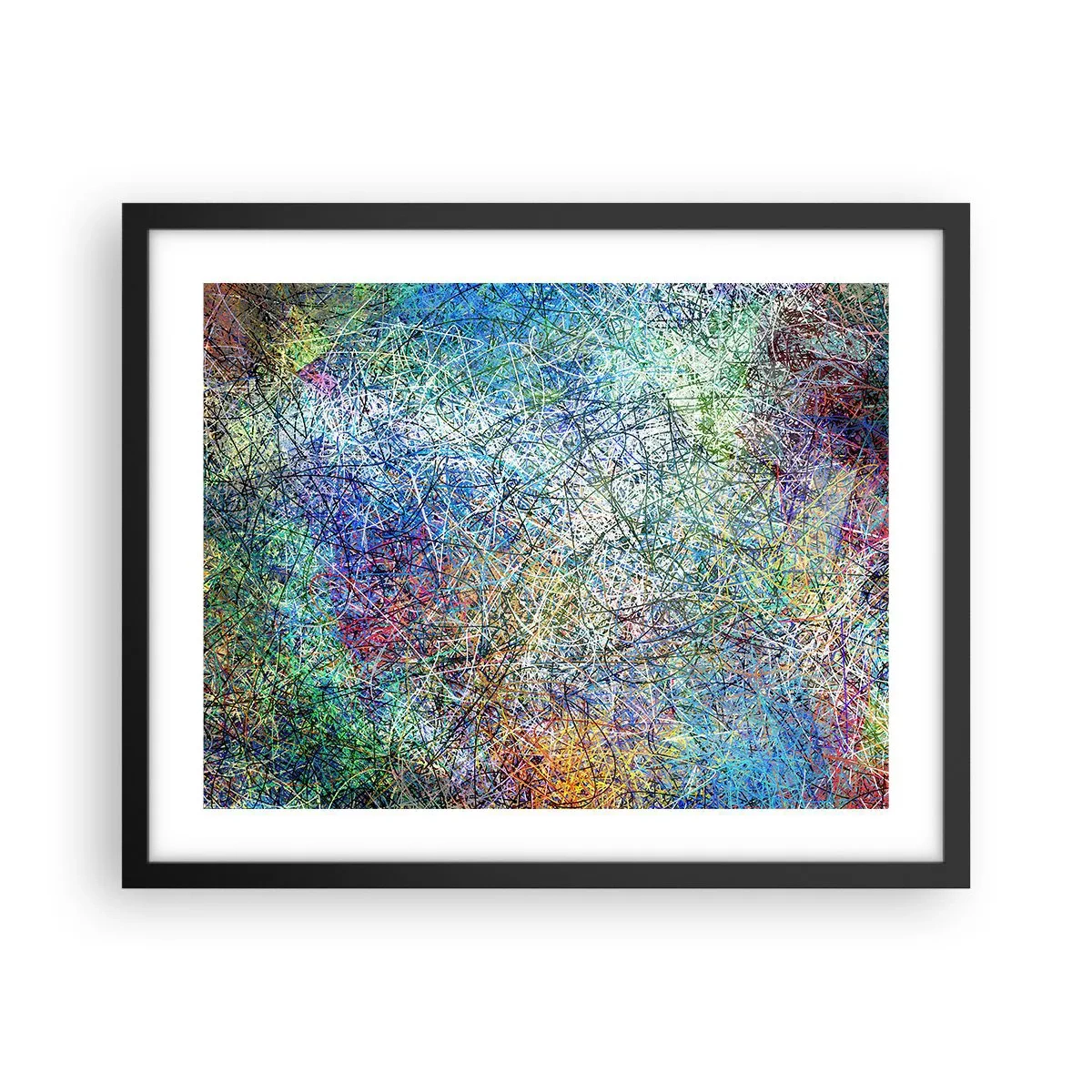 Plakat i sort ramme - Så enkelt er det ikke - 50x40 cm