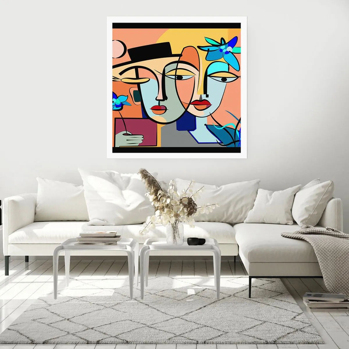 Plakat - Picassos randez vous - 30x30 cm