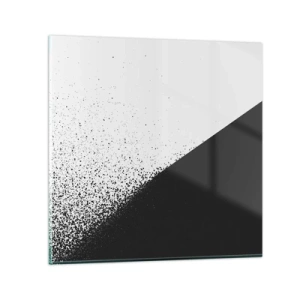 Billede på glas - Hurtigere og hurtigere, mere og mere - 30x30 cm