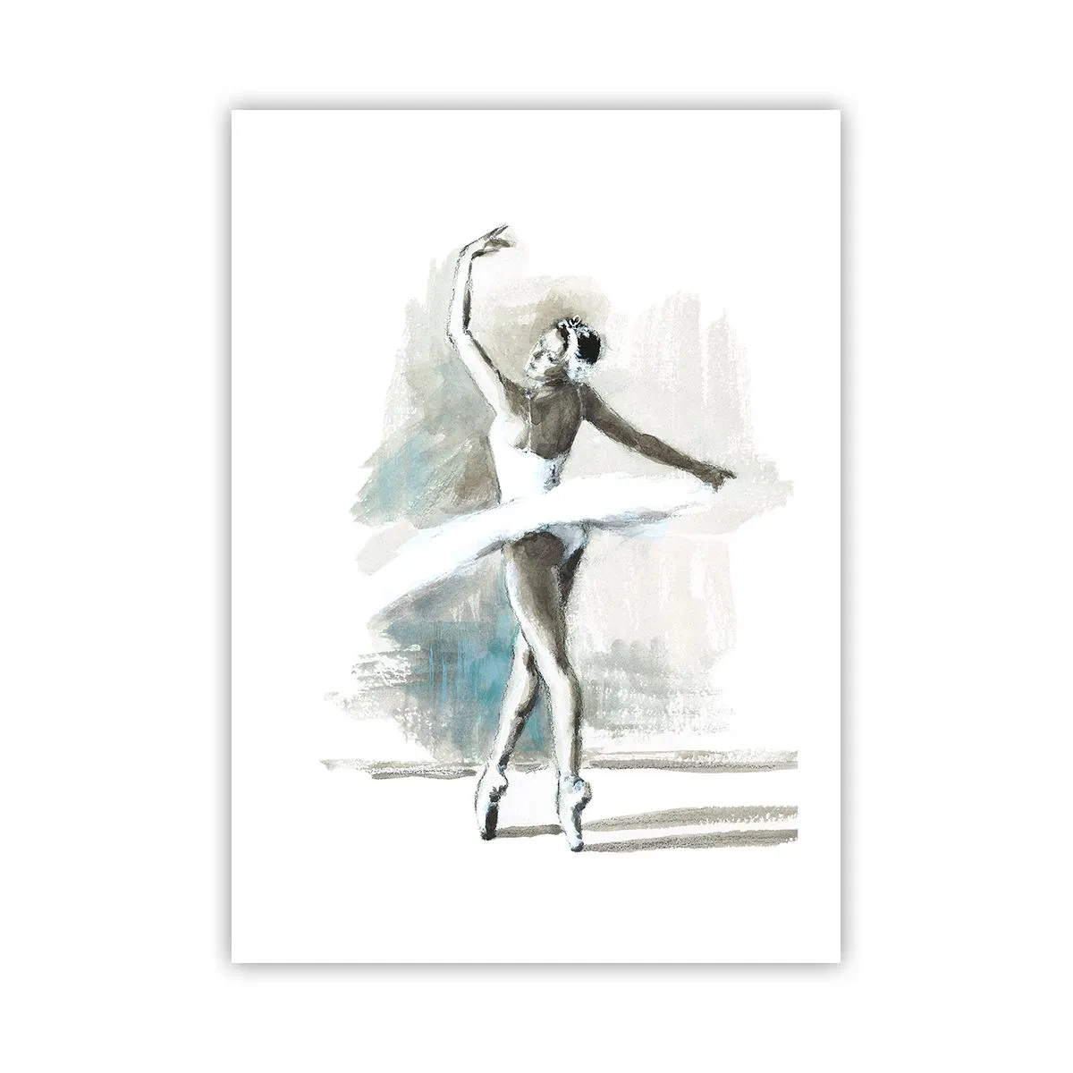 Plakat - Fortryllet til en svane - 50x70 cm