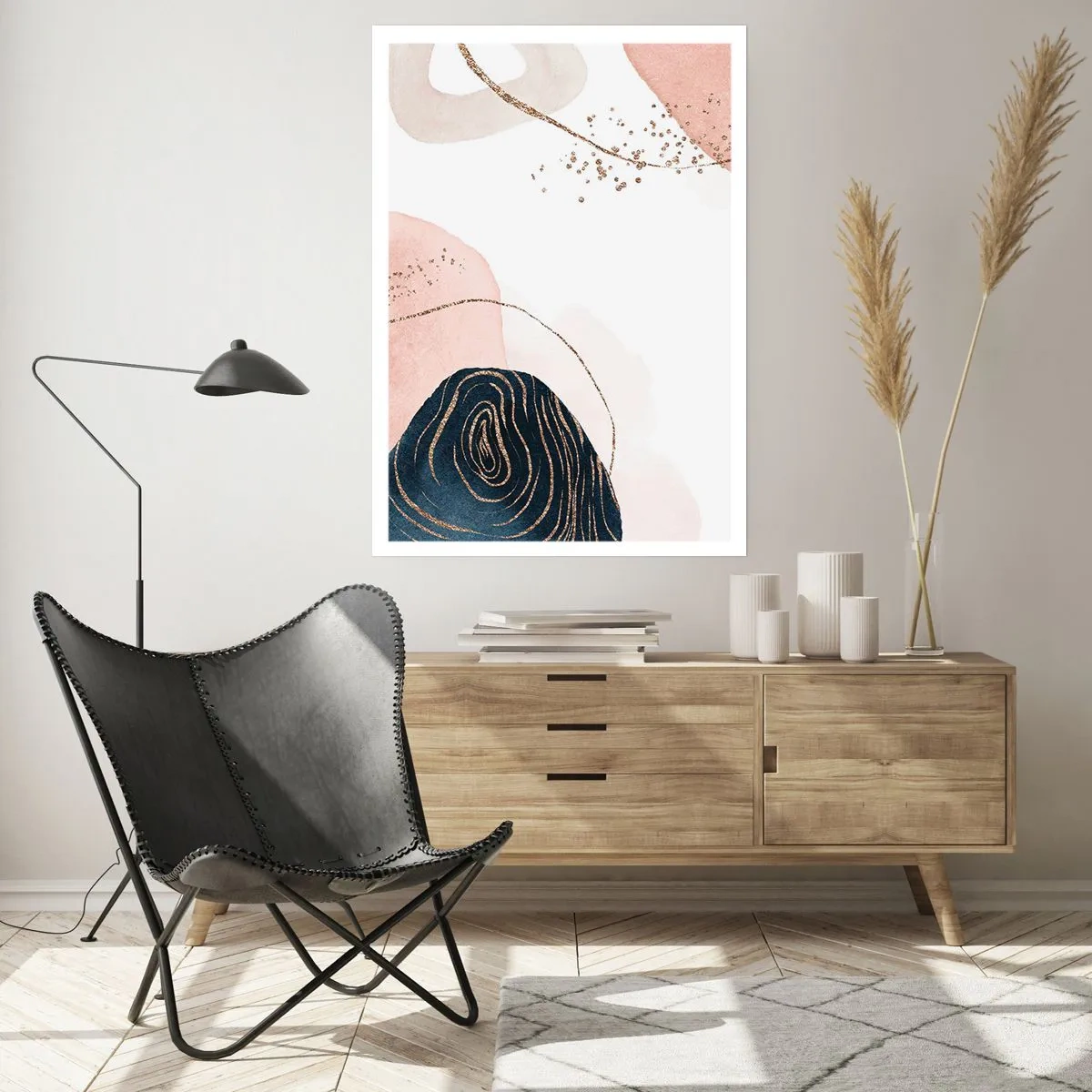 Plakat - Alt flyder - 70x100 cm