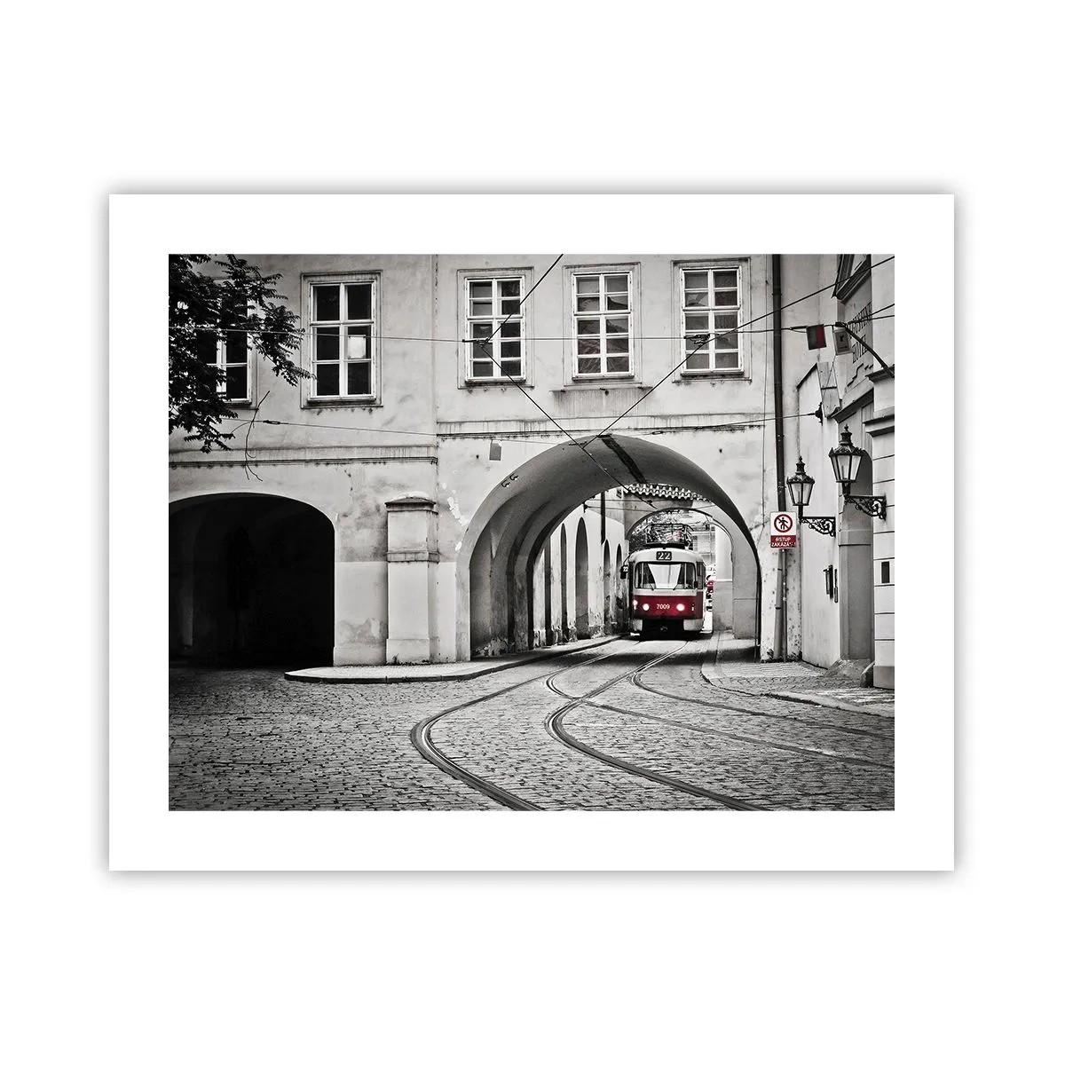 Plakat - Gennem byens labyrint - 50x40 cm