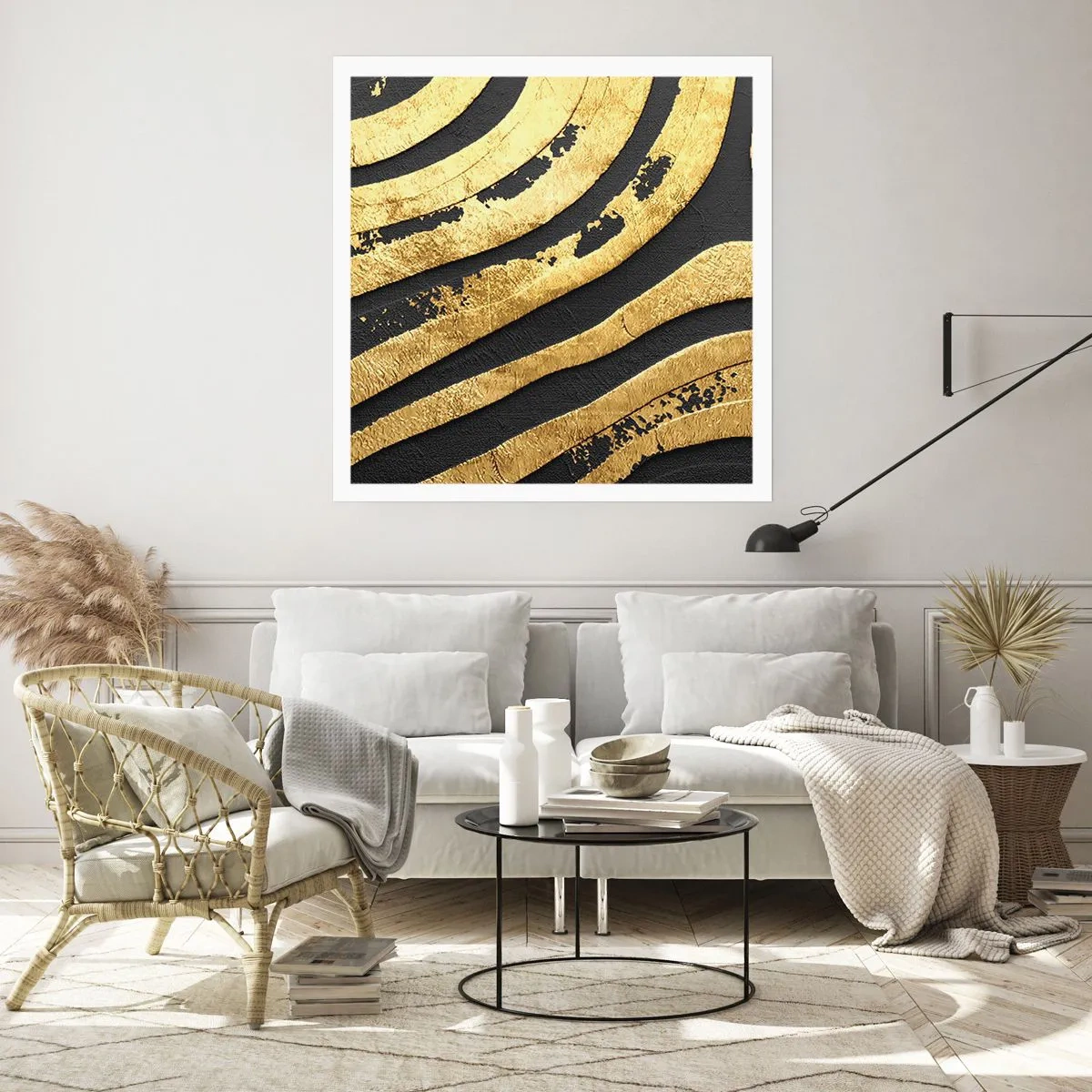 Plakat - Alt flyder - 30x30 cm
