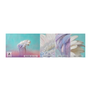 Prøve Fototapet Premium Sand - Blomster efter døden - Abstraktion, Blomst, Stykke - 100x30 cm