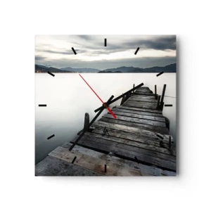 Vægur, Uret - Fordyb dig i ro og fred - 40x40 cm