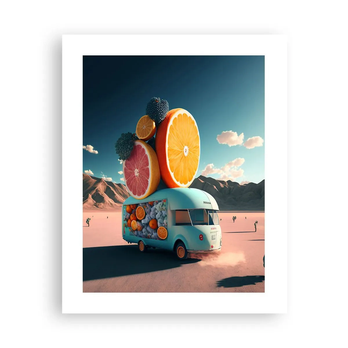 Plakat - En smag af ferie - 40x50 cm