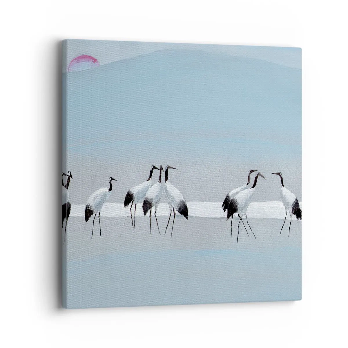 Lærredstryk - Billede på lærred - Efter en varm dag - 40x40 cm