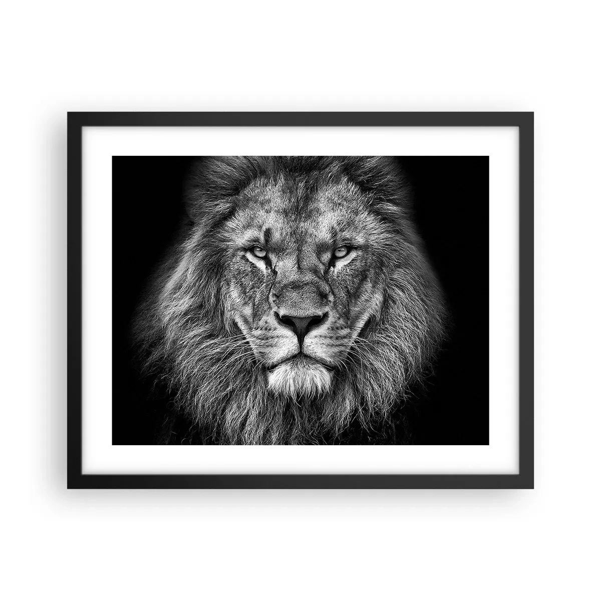 Plakat i sort ramme - I kroningsklædning - 50x40 cm