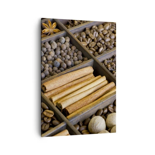 Lærredstryk - Billede på lærred - Et skatkammer af aromaer - 50x70 cm