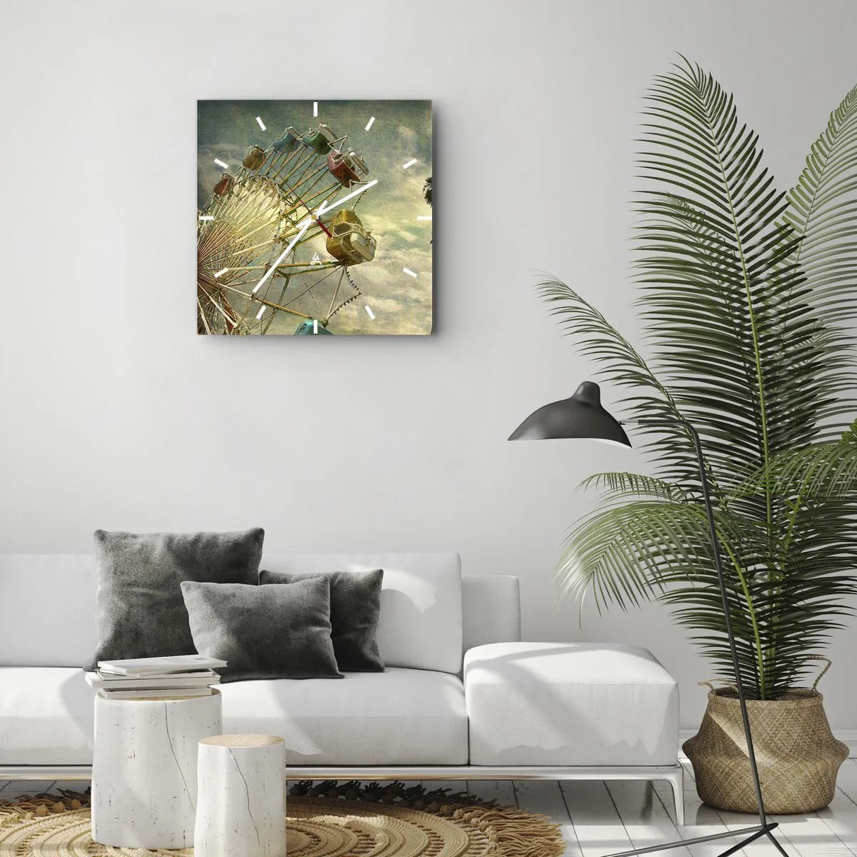 Vægur, Uret - Vil være, vil være sjov.... - 30x30 cm