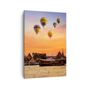 Lærredstryk - Billede på lærred - Det er her, eventyrene bliver født - 70x100 cm