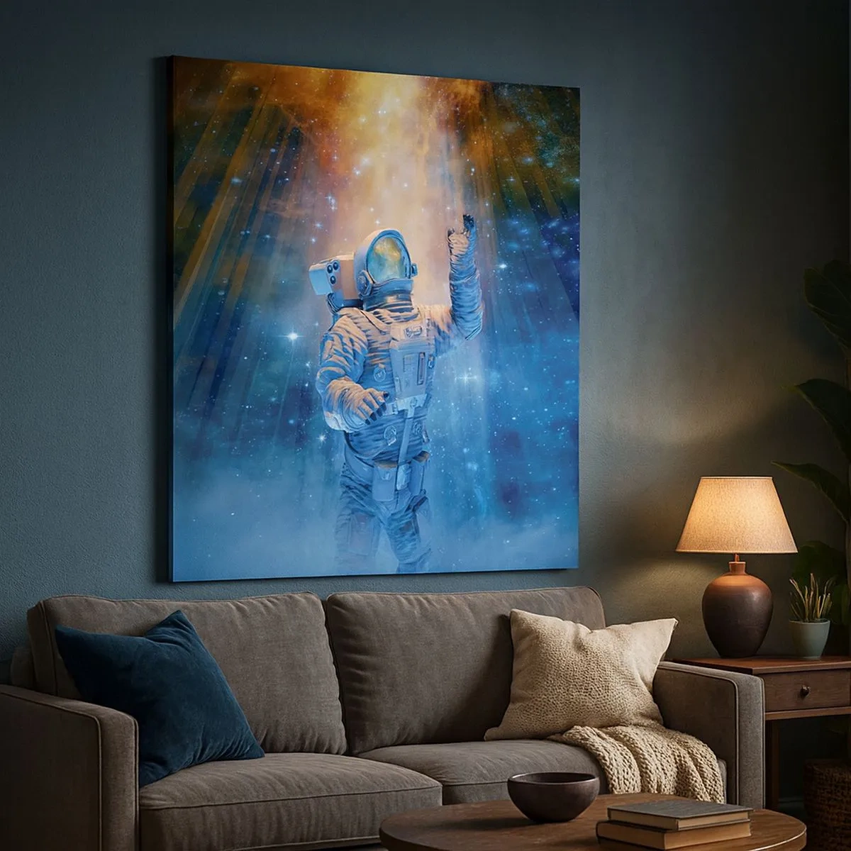 Lærredstryk - Billede på lærred - Endelig på destinationen - 30x30 cm