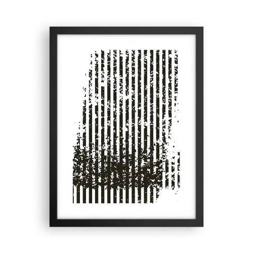Plakat i sort ramme - Rytme og støj - 30x40 cm