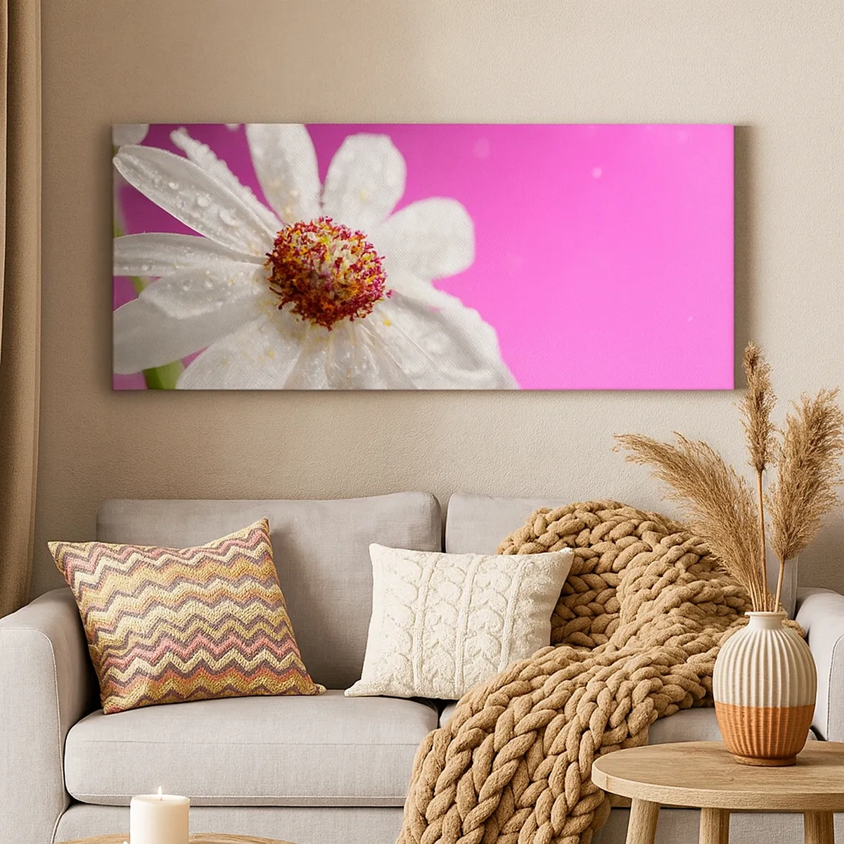 Lærredstryk - Billede på lærred - Beskedent i sin skønhed - 30x30 cm