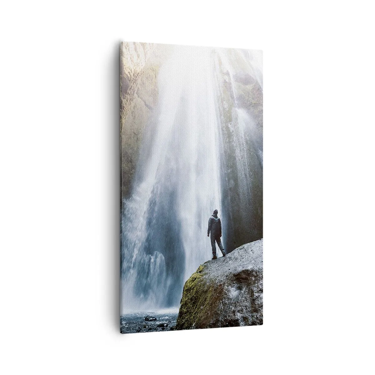 Lærredstryk - Billede på lærred - Genskabelse af proportioner - 55x100 cm