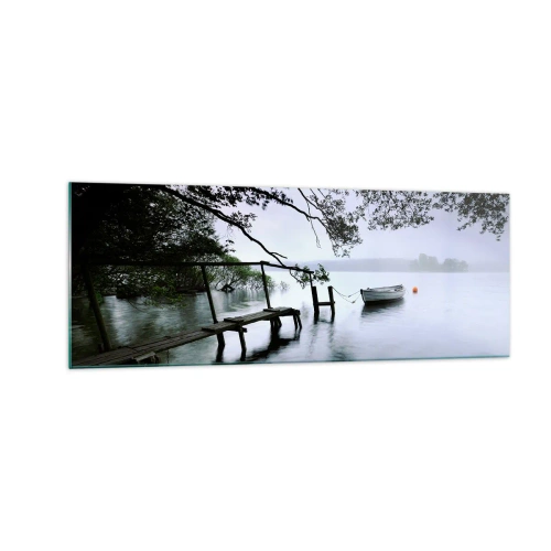 Billede på glas - Du hviler allerede - 140x50 cm