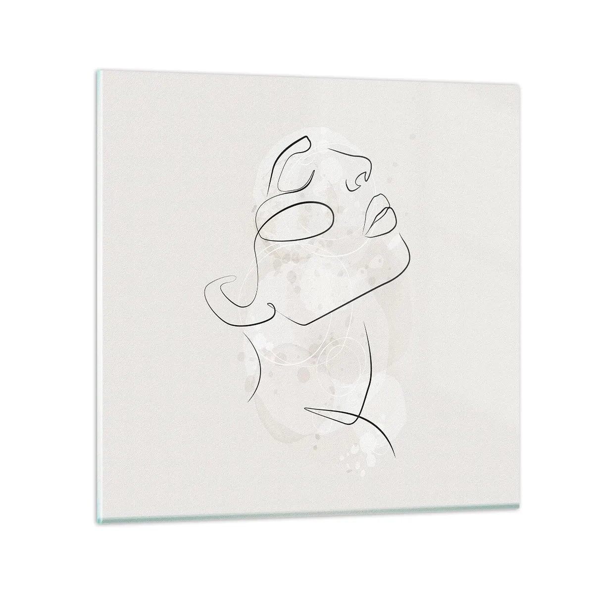 Billede på glas - Skitse af drømmen - 70x70 cm