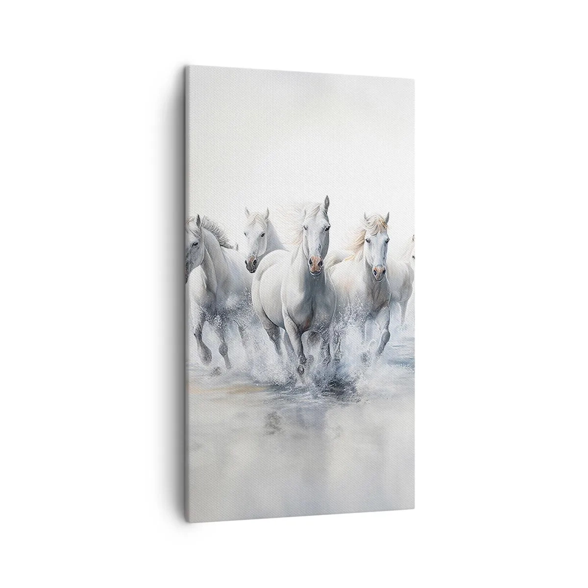 Lærredstryk - Billede på lærred - Hvid magi - 45x80 cm