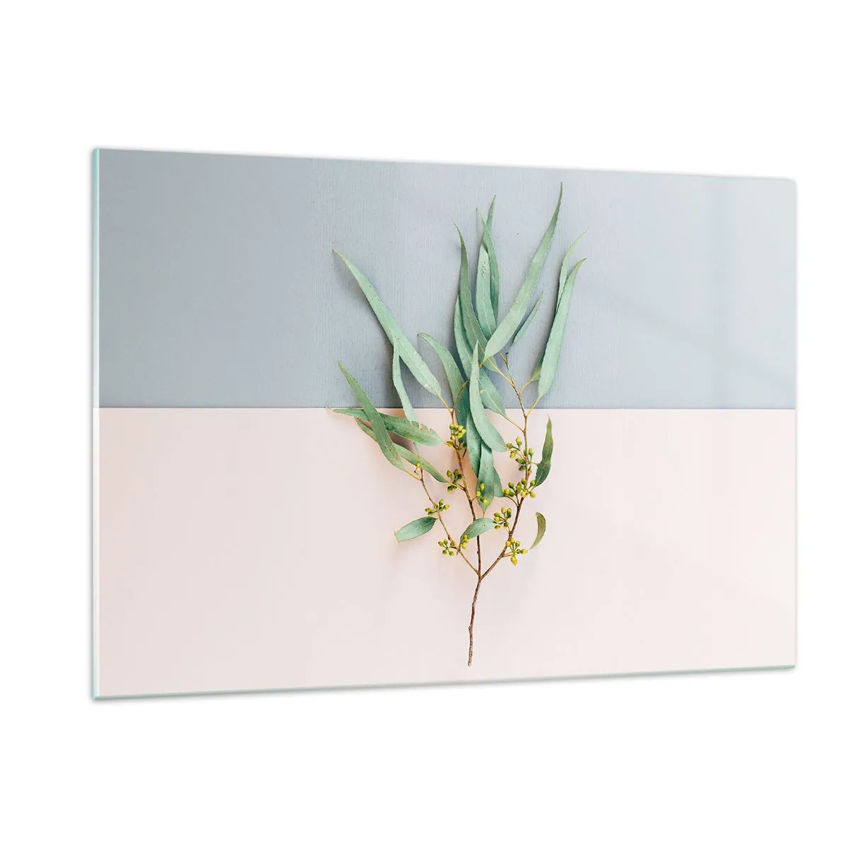 Billede på glas - Pastelfarvernes subtilitet - 120x80 cm