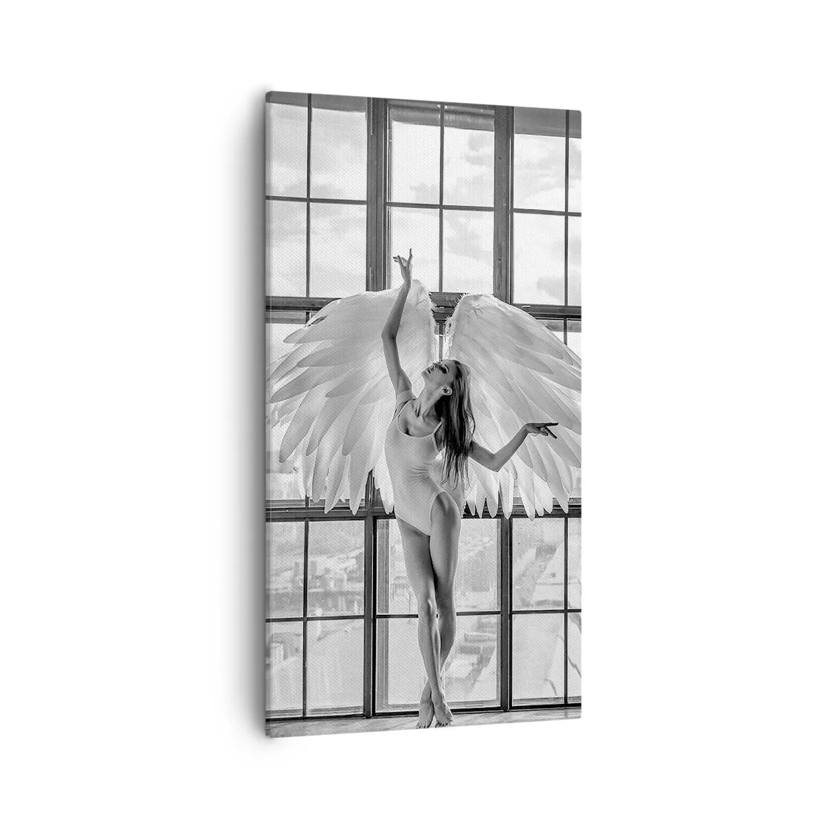 Lærredstryk - Billede på lærred - Englenes by? - 55x100 cm