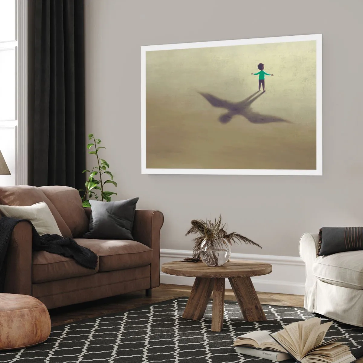 Plakat - Fremtidens helt - 50x40 cm