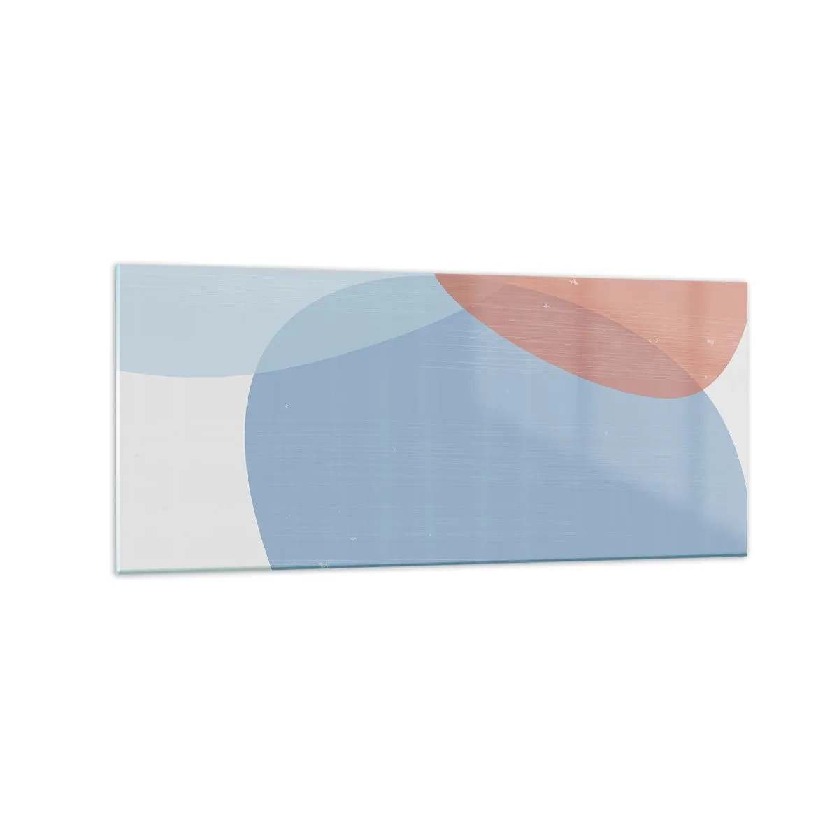 Billede på glas - Pastelfarvede relationer - 120x50 cm