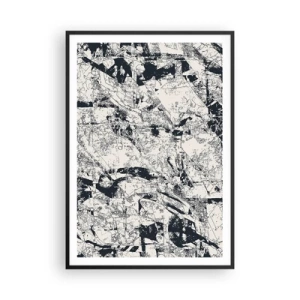 Plakat i sort ramme - Modsætningernes gennemtrængning - 70x100 cm