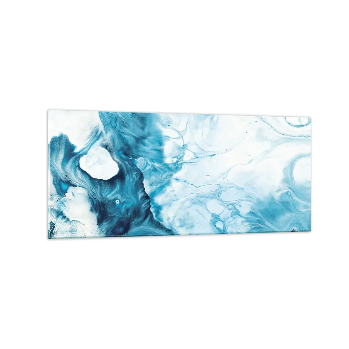Billede på glas - Blå koncert - 120x50 cm