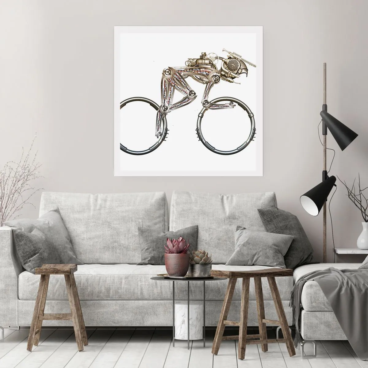 Plakat - En fantastisk maskine - 60x60 cm