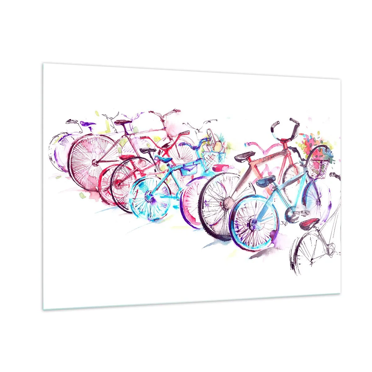Billede på glas - Antimoto klubmøde - 100x70 cm