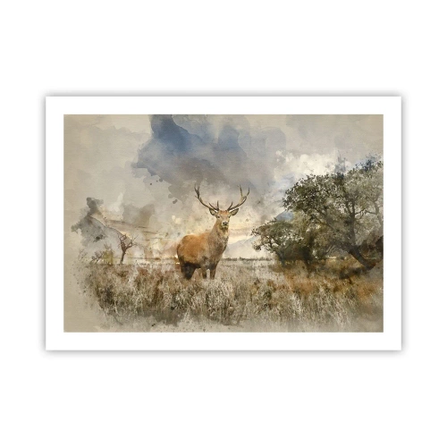 Plakat - Værdighed - styrke - værdighed - 70x50 cm