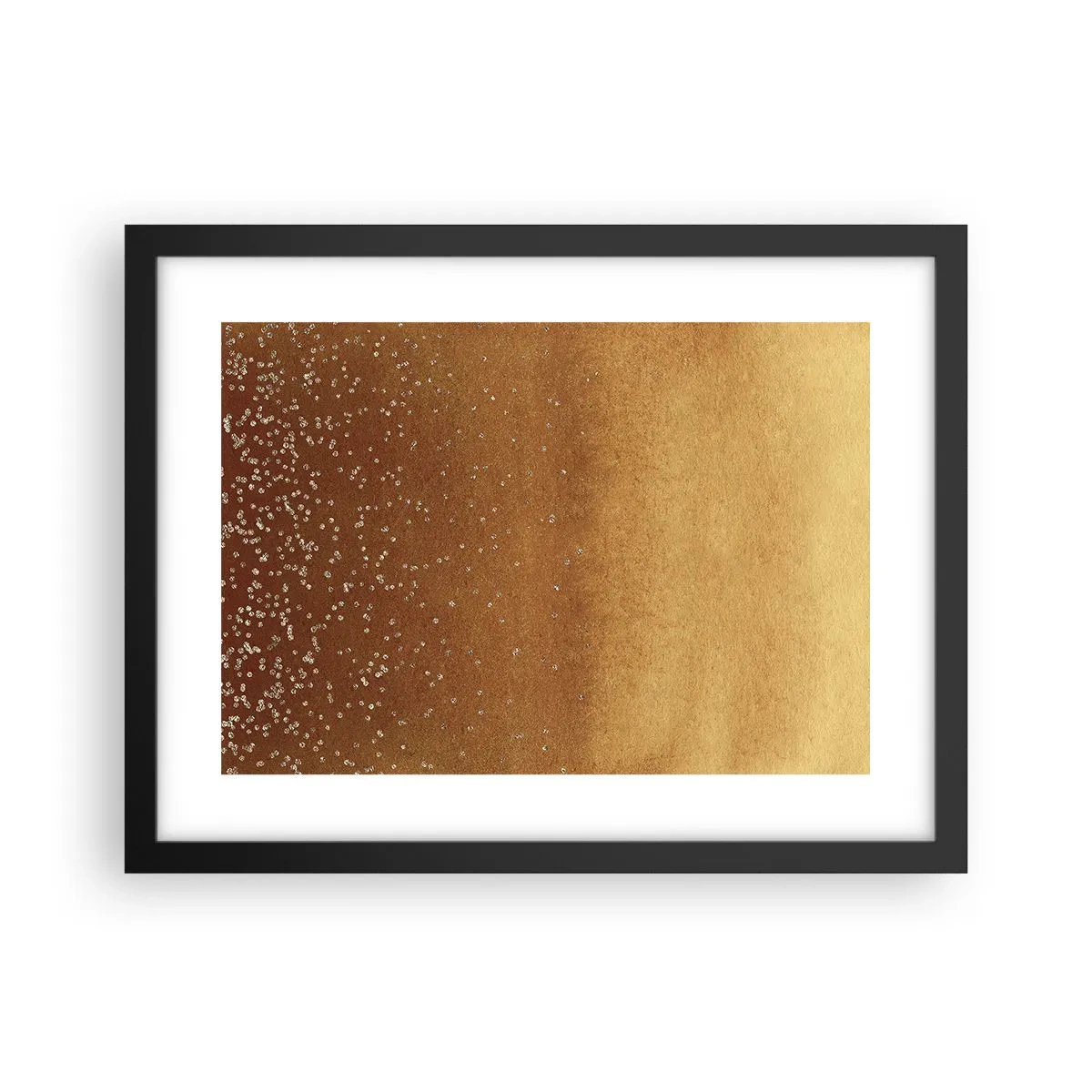 Plakat i sort ramme - Lysets fødsel - 40x30 cm