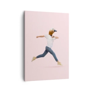 Lærredstryk - Billede på lærred - En knivspids absurditet - 50x70 cm